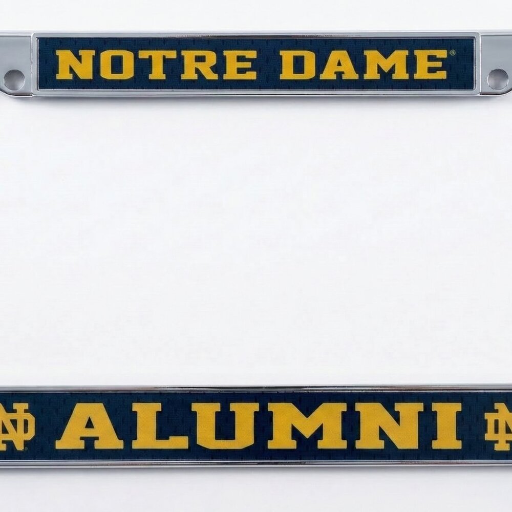 University of Notre Dame Alumni Metal Tag Frame (Officially Licensed Product)